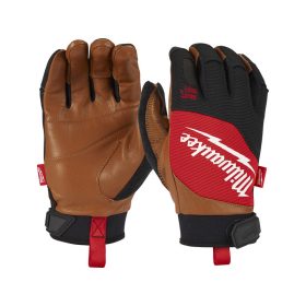 MILWAUKEE Munkavédelmi kesztyű Hybrid bőr L/9