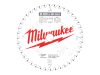 MILWAUKEE Fűrésztárcsa fához 250 x 30 x 2,8 mm /40T ATB