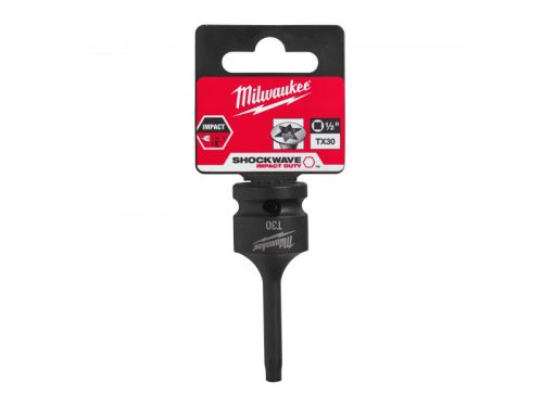 MILWAUKEE Gépi hosszú bit dugókulcs Torx 1/2" T30 CrMo