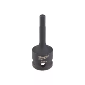   MILWAUKEE Gépi hosszú bit dugókulcs imbusz 1/2" 6 mm CrMo
