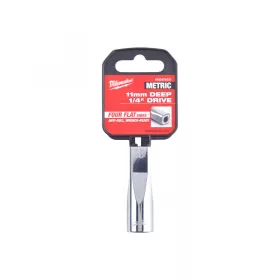 MILWAUKEE Hosszú dugókulcs 1/4" 11 mm