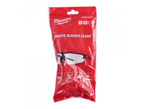 MILWAUKEE Védőszemüveg víztiszta párásodásmentes