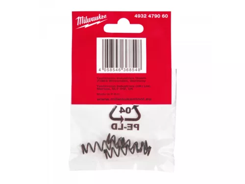 MILWAUKEE TCT Körkivágóhoz kilökő rugó (3 db)