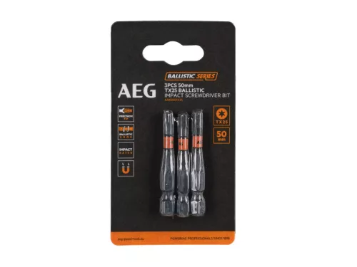 AEG Bithegy T25 x 50 mm 1/4" (3 db)