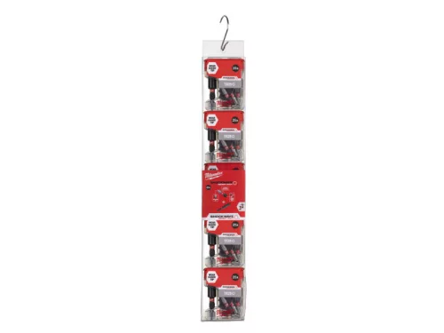 MILWAUKEE Bithegy T25 25 mm + 1/4" mágneses bithegy-tartó 60 mm hosszú (26 db)