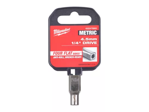 MILWAUKEE Dugókulcs 1/4" 4,5 mm