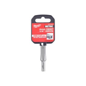 MILWAUKEE Hosszú dugókulcs 1/4" 4 mm