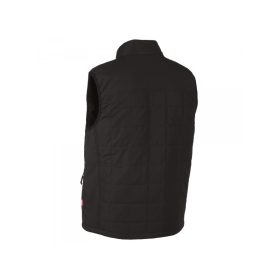   MILWAUKEE Fűthető pufi mellény hibrid fekete XXL-es M12 HPVBL2-0 (akku + töltő nélkül)