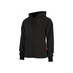   MILWAUKEE Fűthető kapucnis pulóver fekete női XL-es M12 HHLBL1-0 (akku + töltő nélkül)