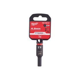 MILWAUKEE Gépi hosszú dugókulcs 1/4" 4,5 mm CrMo