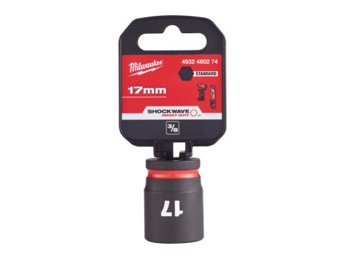 MILWAUKEE Gépi dugókulcs 3/8" 17 mm CrMo