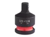MILWAUKEE Gépi dugókulcs adapter 3/8" -> 1/4" CrMo