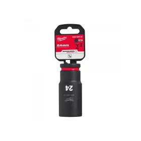 MILWAUKEE Gépi hosszú dugókulcs 1/2" 24 mm CrMo