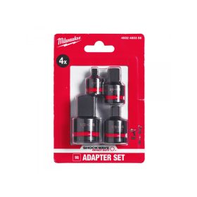 MILWAUKEE Gépi dugókulcs adapter készlet 4 részes CrMo