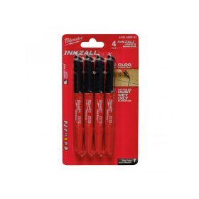 MILWAUKEE INKZALL™ Jelölő filc fekete (4 db)