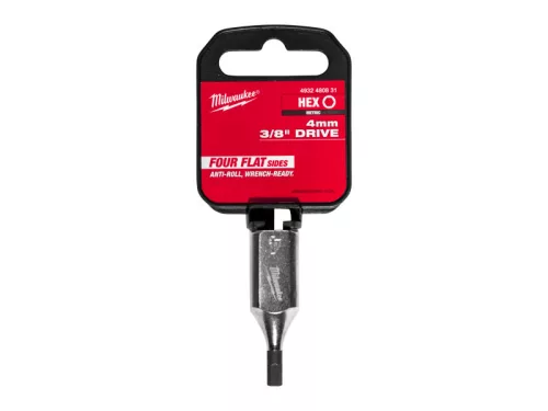 MILWAUKEE Bit dugókulcs Imbusz 3/8" 4 mm Hex