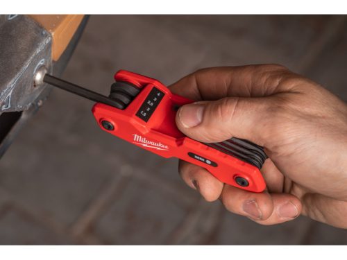 MILWAUKEE Imbuszkulcs készlet 8 részes, összecsukható