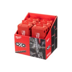   MILWAUKEE Kőzetfúró készlet 7 részes négyélű MX4 SDS-Plus