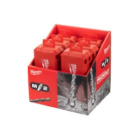   MILWAUKEE Kőzetfúró készlet 7 részes 5-10 mm SDS-Plus kétélű M/2