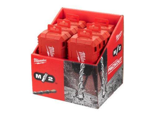 MILWAUKEE M2 kétélű fúrószár készlet 10 részes SDS-Plus