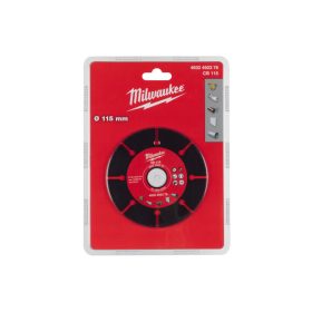   MILWAUKEE Karbid vágókorong 115 x 1,0 x 22,2 mm szegmentált