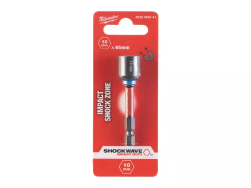 MILWAUKEE SHOCKWAVE™ Csavarbehajtó 10 x 65 mm 1/4" Hex mágneses (4932352543)