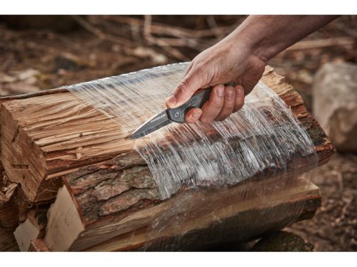 MILWAUKEE Összecsukható kés 64 mm, D2 acél, fekete HARDLINE™