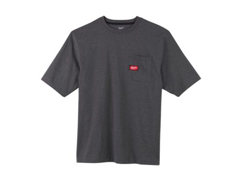 MILWAUKEE Rövid ujjú zsebes póló szürke WTSSG-XL