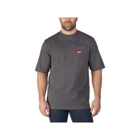 MILWAUKEE Rövid ujjú zsebes póló szürke WTSSG-XXL