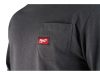 MILWAUKEE Hosszú ujjú póló szürke WTLSG-S WORKSKIN™