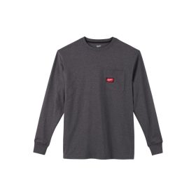 MILWAUKEE Hosszú ujjú póló szürke WTLSG-L WORKSKIN™