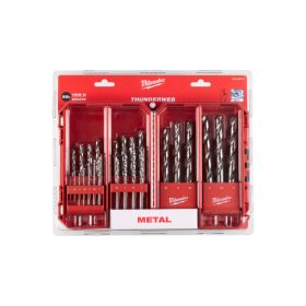 MILWAUKEE Csigafúró készlet 25 részes 1-13 mm HSS-G