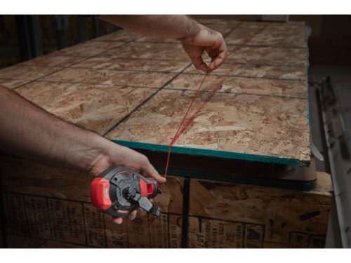 MILWAUKEE Festőzsinór piros krétaporral 30 fm (1,5 mm-es vonalszélesség)