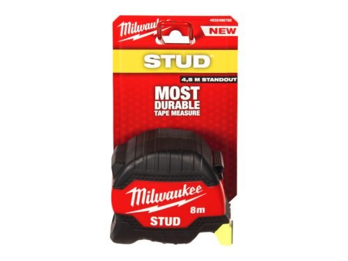 MILWAUKEE Mérőszalag ütésálló 8 m x 33 mm STUD (GEN 3)