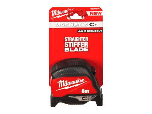 MILWAUKEE Mérőszalag mágneses prémium 8 m x 30 mm (GEN 4)