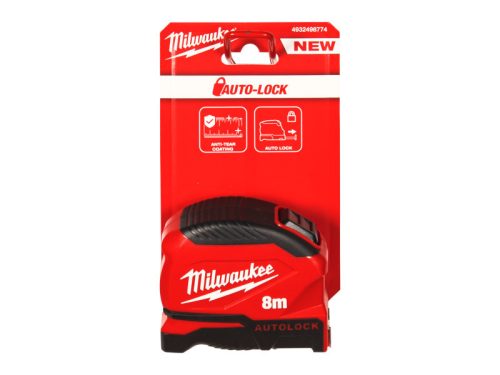 MILWAUKEE Mérőszalag 8 m x 25 mm autolock (GEN 2)