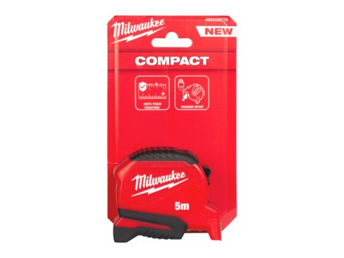 MILWAUKEE Mérőszalag 5 m x 25 mm metrikus COMPACT (Gen 2)