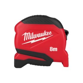 MILWAUKEE Mérőszalag 8 m x 25 mm metrikus COMPACT (GEN 2)