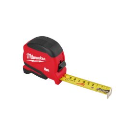 MILWAUKEE Mérőszalag 8 m x 25 mm metrikus COMPACT (GEN 2)