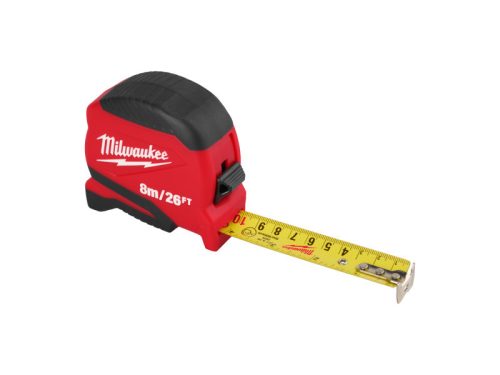 MILWAUKEE Mérőszalag 8 m/26 láb x 25 mm metrikus COMPACT (GEN 2)