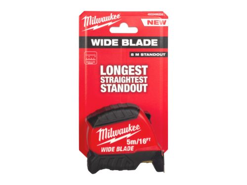 MILWAUKEE Mérőszalag prémium 5 m/16 láb x 35 mm WIDE BLADE (Gen. 2)