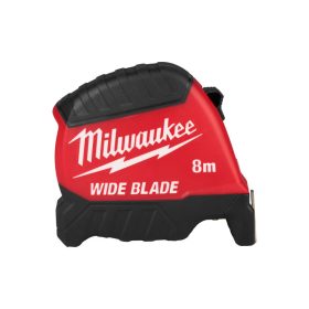   MILWAUKEE Mérőszalag prémium 8 m x 35 mm WIDE BLADE (GEN 2)