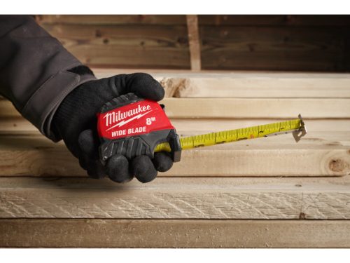 MILWAUKEE Mérőszalag prémium 8 m x 35 mm WIDE BLADE (GEN 2)