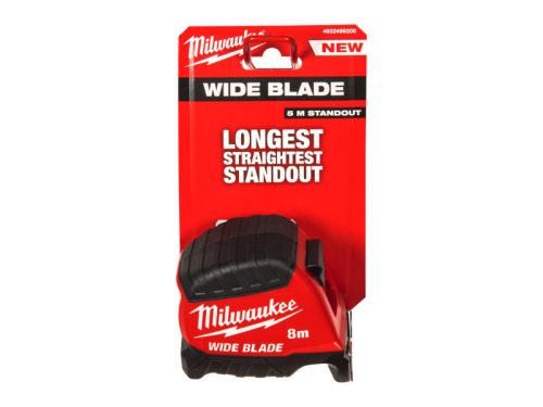 MILWAUKEE Mérőszalag prémium 8 m x 35 mm WIDE BLADE (GEN 2)