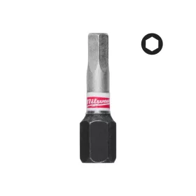 MILWAUKEE Bithegy HEX 4 x 25 mm Shockwave (3 db)