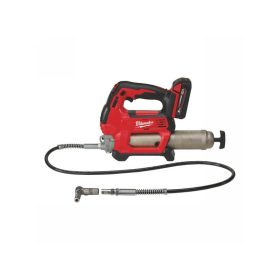   MILWAUKEE Akkus zsírzópisztoly M18 GG-201C (1 x 2,0 Ah akku + töltő)
