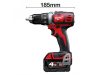 MILWAUKEE Akkus fúrócsavarozó M18 BDD-402C (2 x 4,0 Ah akku + töltő)
