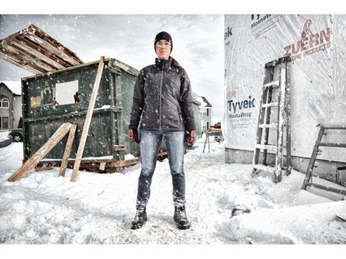 MILWAUKEE Fűthető pufi kabát hibrid XL-es M12 HJP LADIES-201 (1 x 2,0 Ah akku + töltő)