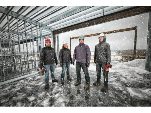 MILWAUKEE Fűthető pufi kabát hibrid XXL-es M12 HJP LADIES-0 (akku + töltő nélkül)