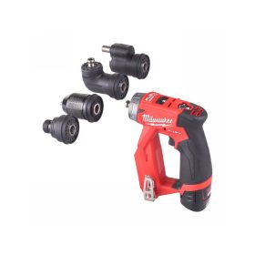   MILWAUKEE Akkus fúrócsavarozó M12 FDDXKIT-202X (2 x 2,0 Ah akku + töltő)